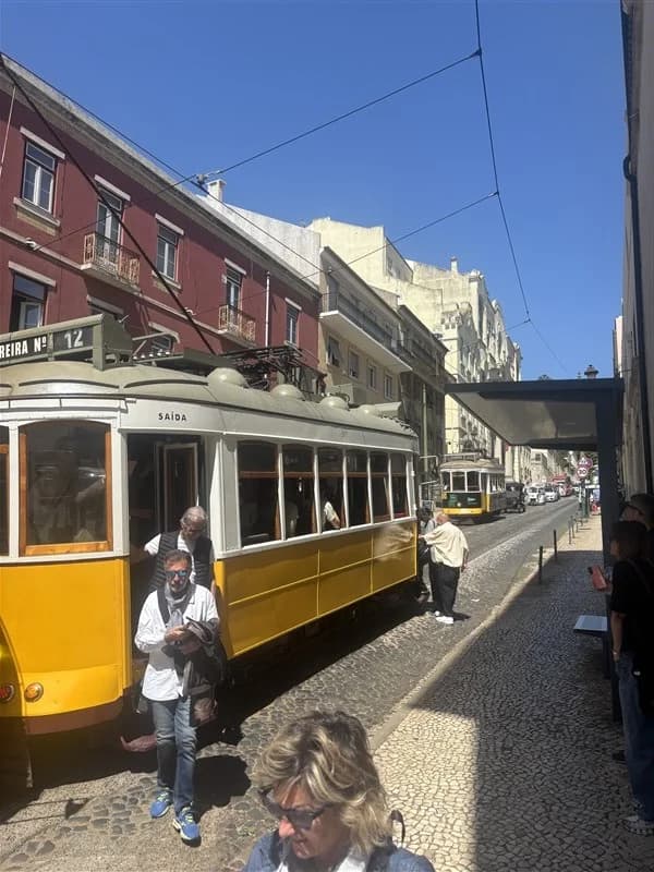 Den gule sporvogn i Lissabon